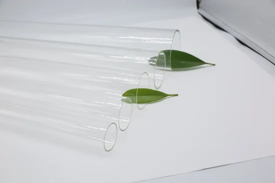 OEM Further Processing Heat Resistant Large Diameter Quartz Glass 