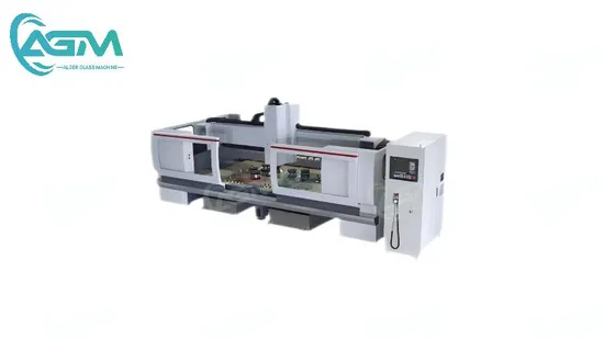 AGM Automatic Glass Processing Machinery Horizontal CNC Glass Working Center 