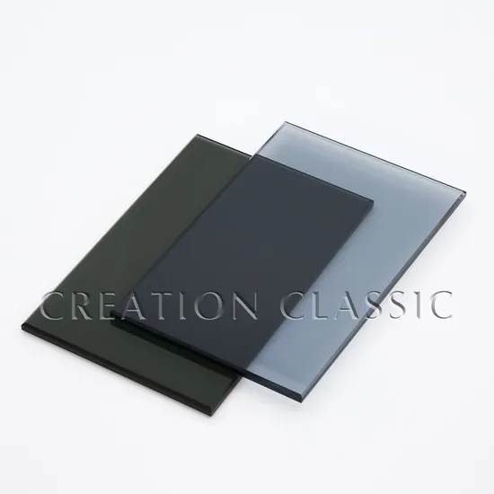 4mm 5mm 6mm Black/ Green /Gray/Blue/Bronze/Gold Hard Coating Reflective Glass 